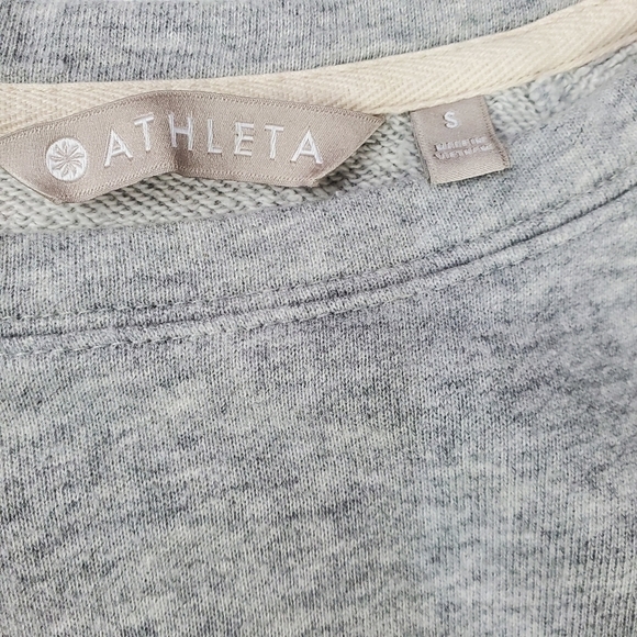 ATHLETA Grey Cinch Waist Modal Blend Sweater Small - Picture 13 of 16